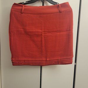 Red short skirt